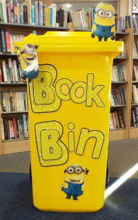 A yellow bin