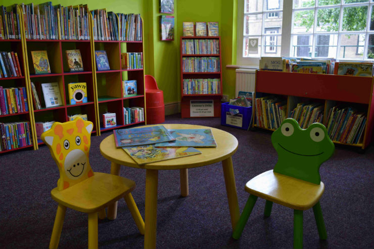 Leiston Library interior