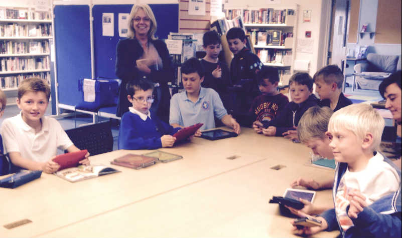 Minecraft club at Thurston Library