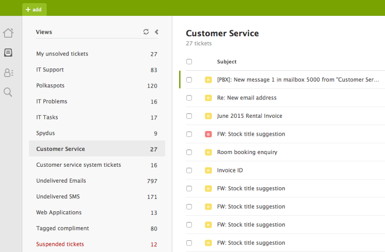 Zendesk screenshot