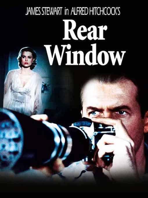 1950s poster of Alfred Hitchcock’s Rear Window