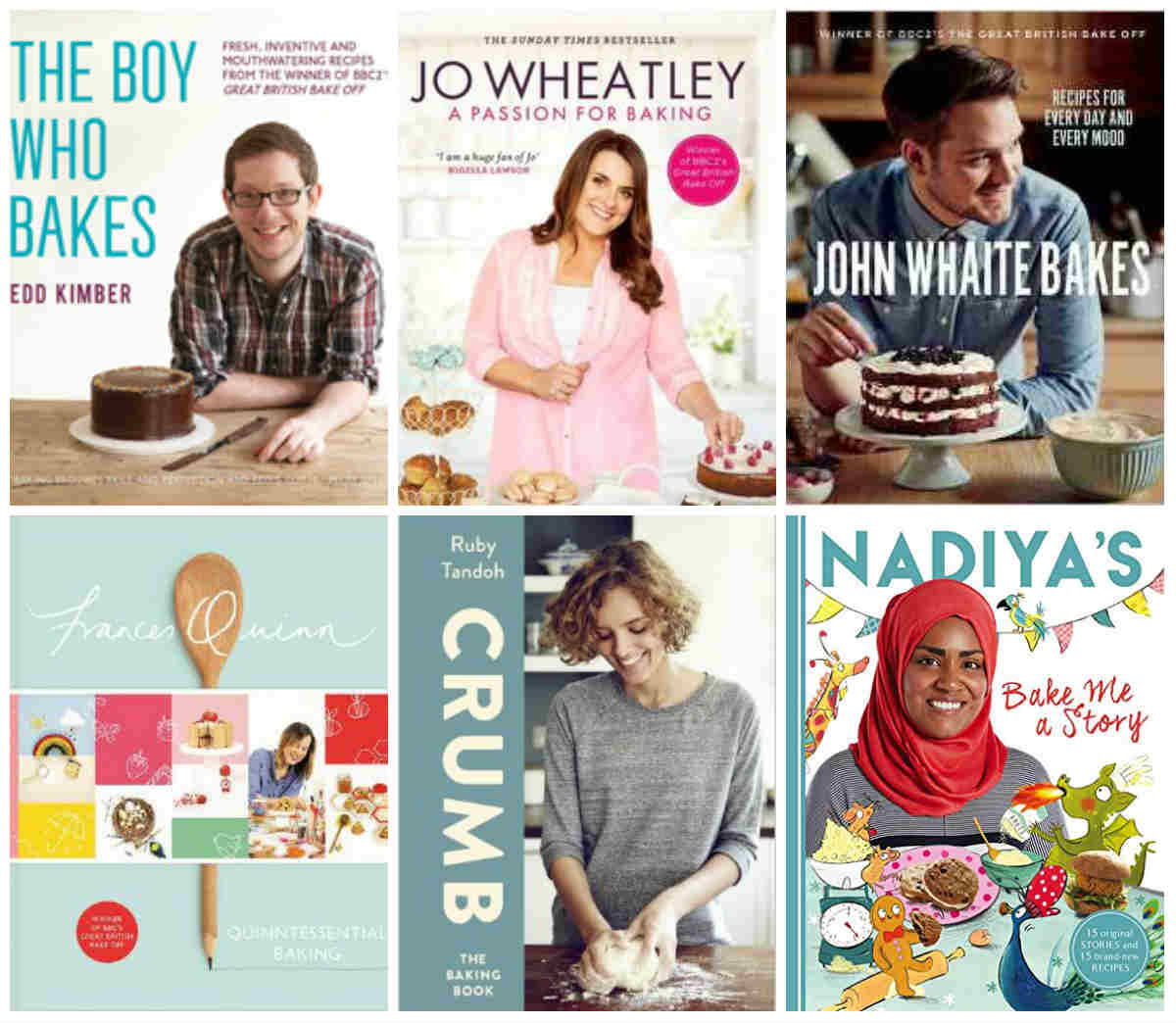 The Boy Who Bakes, A Passion For Baking, John Whaite Bakes, Quinntessential Baking, Crumb, Nadiya's Bake Me A Story