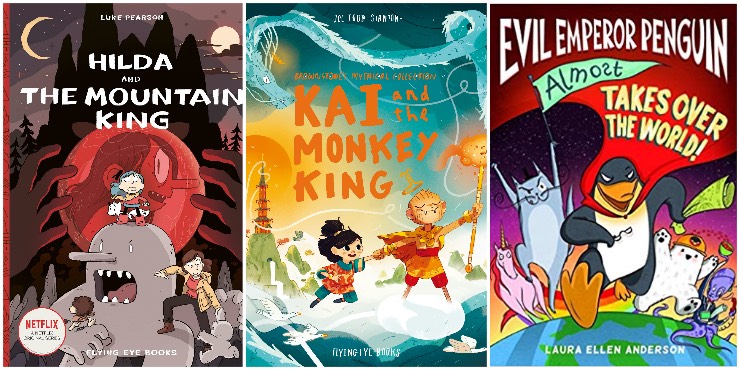 Hilda and the Mountain King, Kai and the Monkey King, Evil Emperor Penguin (Almost) Takes Over the World!