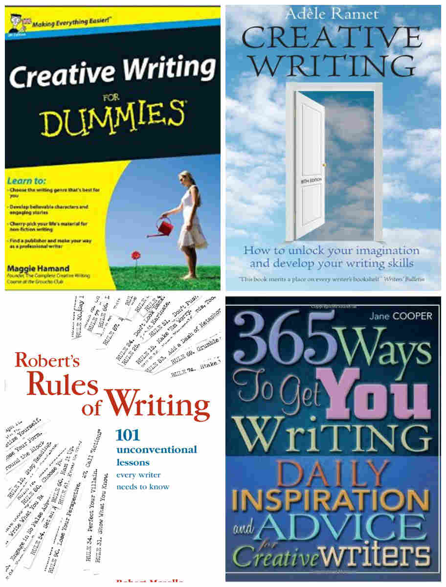 Creative Writing for Dummies, Creative Writing, Robert’s Rules of Writing, 365 Ways to Get You Writing