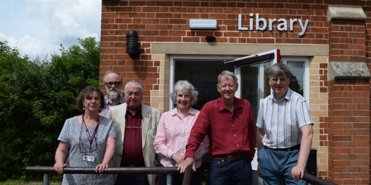 Debenham Library in its new location