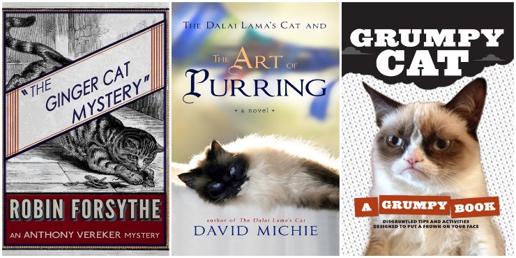 The Ginger Cat Mystery, The Art of Purring, Grumpy Cat: a grumpy book