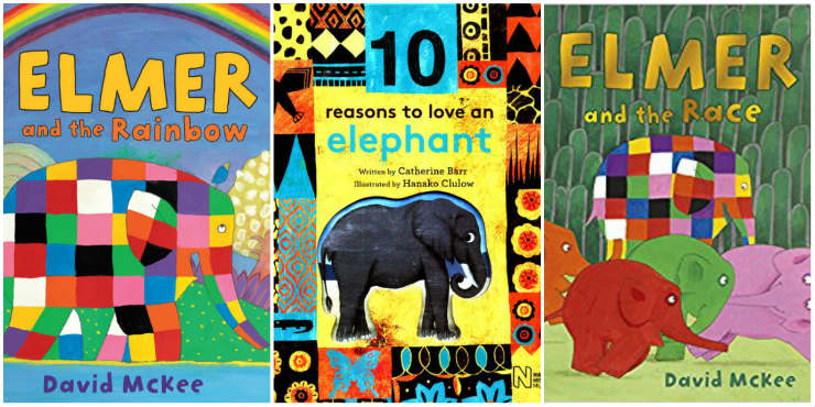 Elmer and the Rainbow, 10 Reasons to Love an Elephant, Elmer and the Race