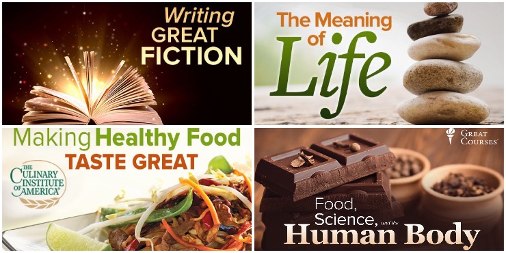 Writing Great Fiction, The Meaning of Life, Making Healthy Food Taste Great, Food, Science, and the Human Body