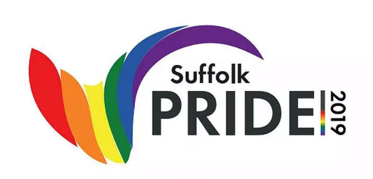 Suffolk Pride 2019 logo